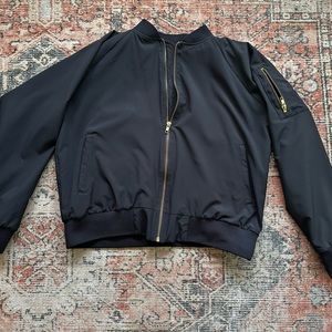 Albion Black Bomber Jacket